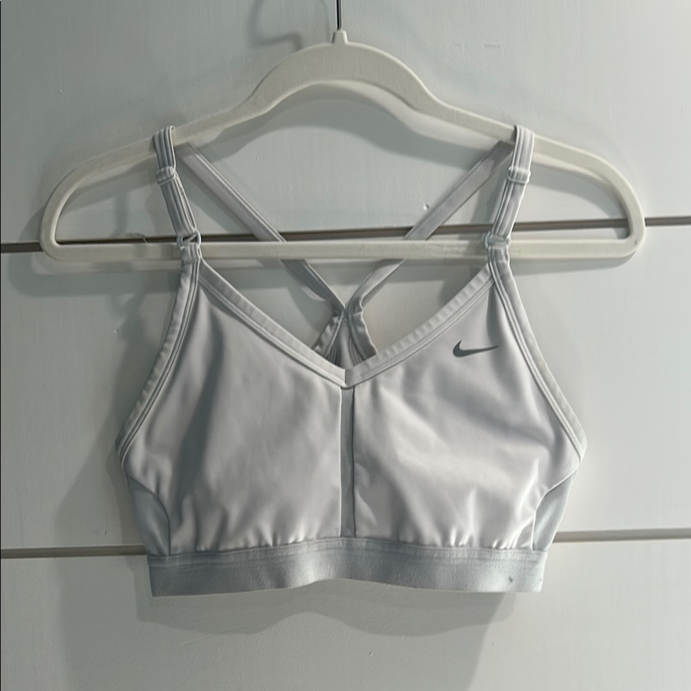 Nike Women's White Sports Bra